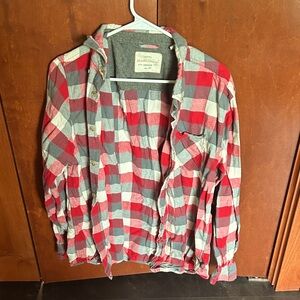 Weatherproof Men's Red and Gray Checkered Jacket 14